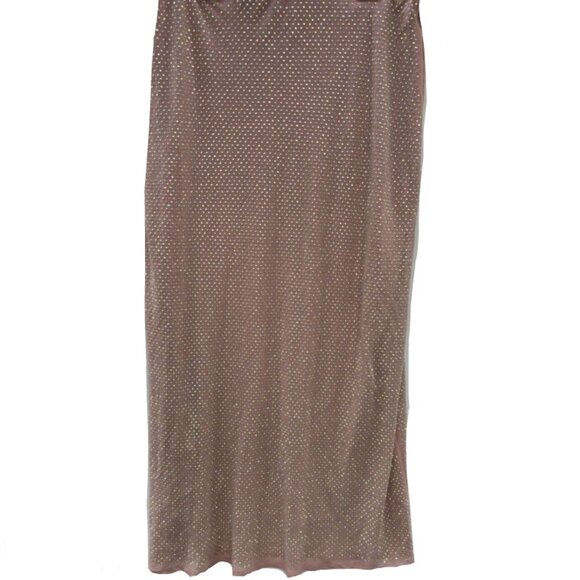 Brand New by Anthropologie Iridescent Rhinestone Midi Skirt - Picture 11 of 14